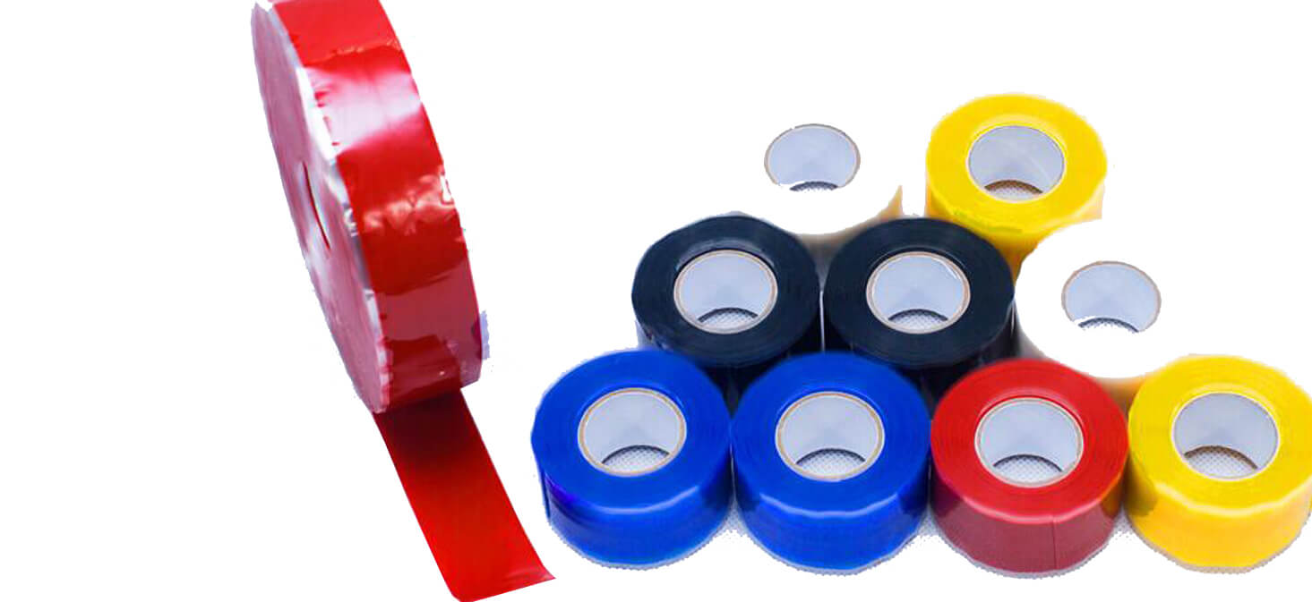 Self-fusing silicone rubber tape